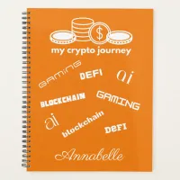 Crypto Planner Orange and White