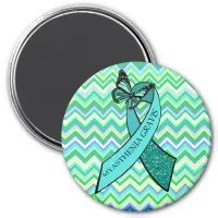 Myasthenia Gravis Awareness Butterfly Magnet