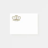 Tie The Knot Wedding Gold ID678 Post-it Notes