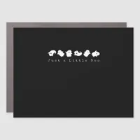 Just Little Boo Creative Casual Look Car Magnet