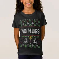 Funny Introvert No Hugs Ugly Christmas Sweater