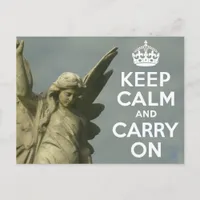 Keep Calm Angel Postcard