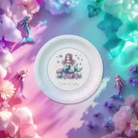 Under the Sea Mermaid Birthday Party Paper Plates
