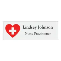 Nurse Practitioner Symbol Name Tag