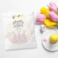 Personalized Lace Bunny Easter Favor Bags 