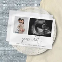 2 Photos Guess What Script Pregnancy Announcement