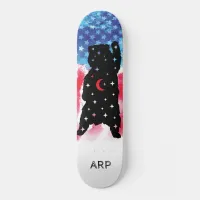 *~* Military Bear Red White Blue Flag Skateboard