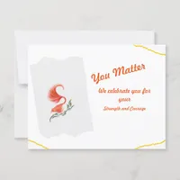 You matter Postcard