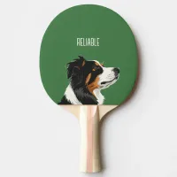 Reliable Australian Shepherd Ping Pong Paddle