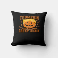 Trumpkin Make Halloween Great Again – Spooky Polit Throw Pillow