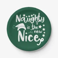 naughty is the new nice paper plates