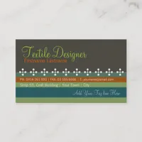 Textile Stripes Business Card