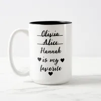 Favorite Child Personalized Mug – Custom Funny Gif