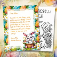 Personalized Easter Bunny Letter for Kids