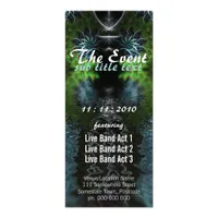 Fractal Garden Event Party Flyer Rack Card