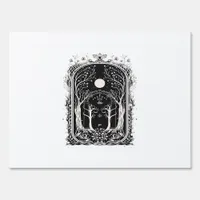 Goblincore Fantasy Gate To  Classic Sign