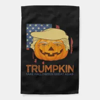 Trumpkin Halloween Funny Design Garden Flag
