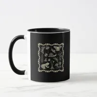Cottagecore Aesthetic Frog And Mushroom Goblincore Mug