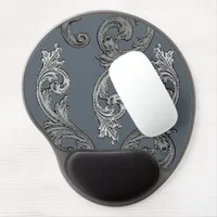 Elegant Ornate Goth Design Gel Mouse Pad