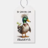 The Quacktail Club Mallard Lake Bachelorette Gift Tags