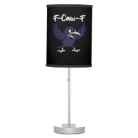 F-Caw-F Retro Graphic Table Lamp