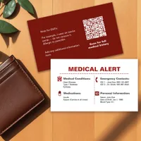 Medical Alert Wallet Card | Custom Emergency Info