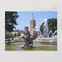 Kansas City, Missouri Plaza Fountain Postcard