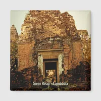 Doorway Cambodia Temple Ruins Magnet