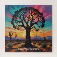 Unique psychedelic & fun personalized jigsaw puzzle