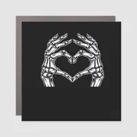 Skeleton Heart Hands Sign Halloween Costume Basic 