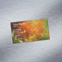 North America Nebula Business Card Magnet