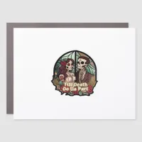 Valentines Till Death Do Us Part Classic Car Magnet