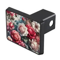 Timeless Rose Floral Charm Hitch Cover