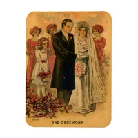 Vintage Wedding Ceremony Magnet
