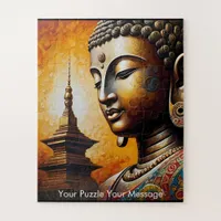 Mystic Boho Buddha Mandala Jigsaw Puzzle