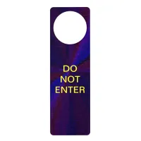 Circular Gradient Patchwork Blue to Purple Door Hanger