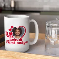 Funny Love Heart Photo Coffee Mug