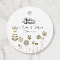 Elegant Timeless Soft Gold Floral Minimalism