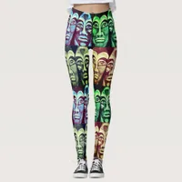 Atzec Mayan Pattern Leggings