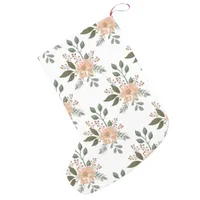 Floral Pattern Christmas Stocking