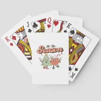 Tis The Season Creative Style Cute Design Poker Cards