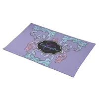 Elegant, Ornate Personalized Vintage Victorian Cloth Placemat