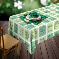 St. Patrick's Hand Drawn Icons ID635 Tablecloth