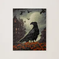 Haunted House Raven  Jigsaw Puzzle