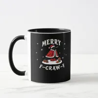 F-Craw-F Crow Christmas F-Caw-F Raven Christmas Cl Mug