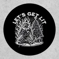 Let's Get Lit Christmas Christmas Celebration Patch