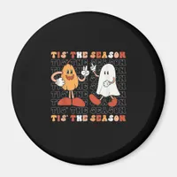 Tis The Season Pumpkin Boo 70s Halloween Costume Magnet