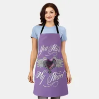 You Have My Heart Pink Apron