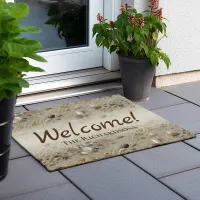 Seashells Beach Personalized Welcome Doormat