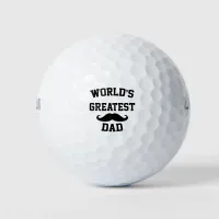 Worlds Greatest Dad Golf Balls